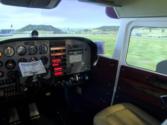 Cessna 172 Skyhawk Flugsimulation Vfr